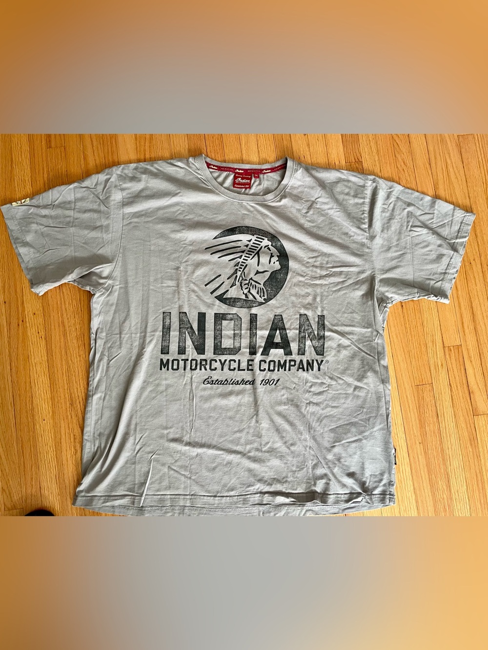 Indian Motorcycles Gray Graphic T-Shirt Men’s 2XL